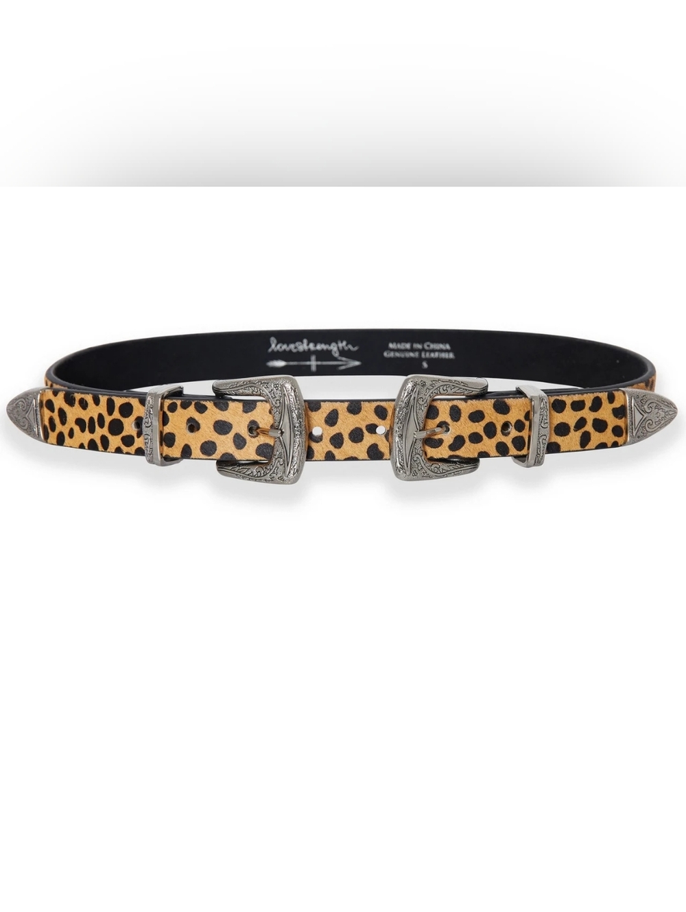 Pony Hair Western Style Belt